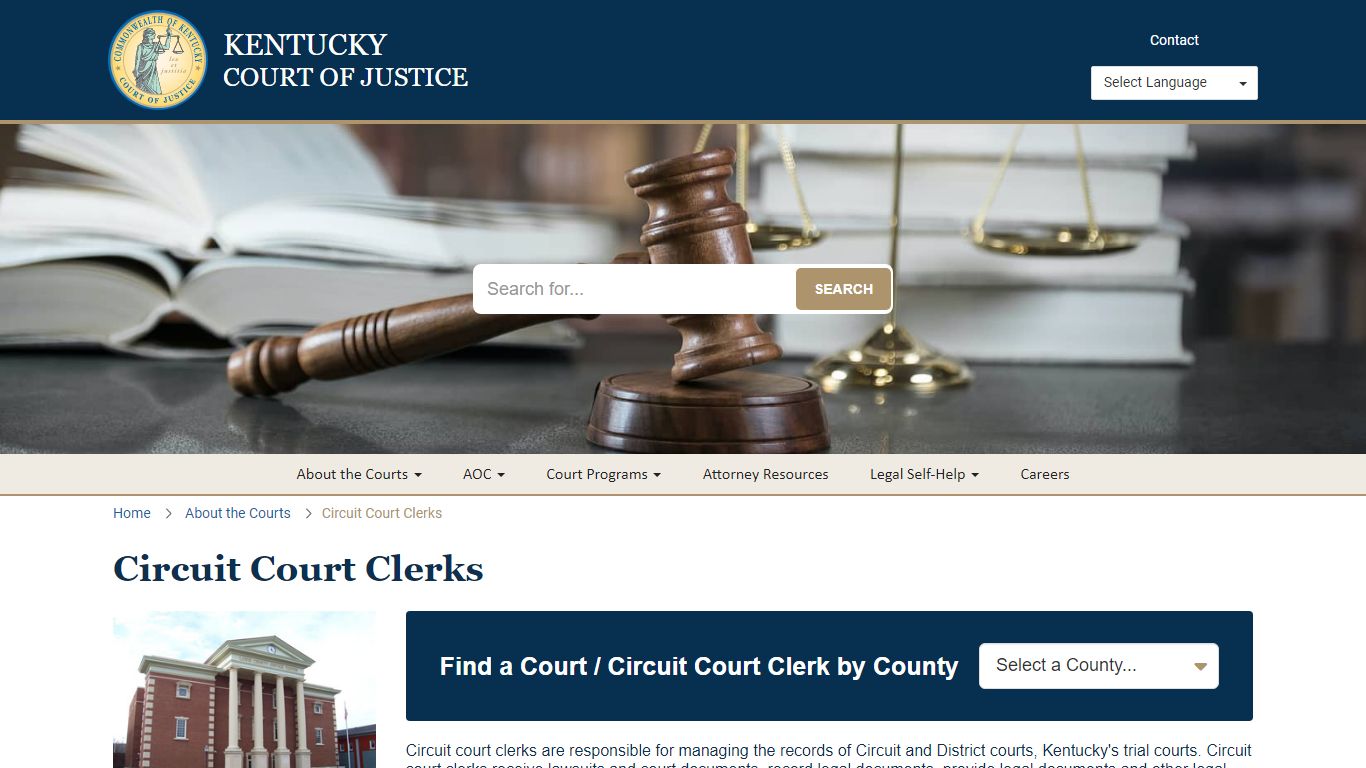 Circuit Court Clerks - Kentucky Court of Justice